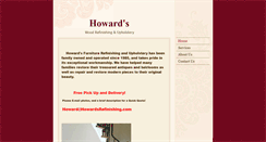 Desktop Screenshot of howardsrefinishing.com