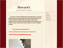 Tablet Screenshot of howardsrefinishing.com